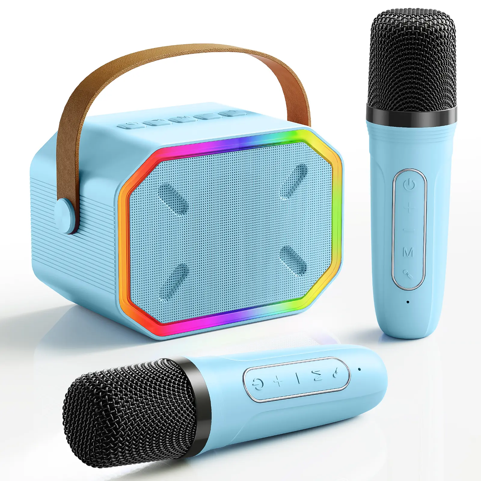 Niskite Portable Karaoke Machine For Kids Adult: Professional Mini Bluetooth Speaker With Microphone -Singing Machine For Birthday Party Home KTV TravelParty