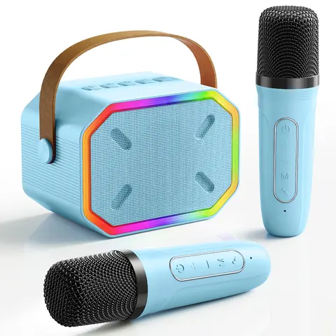 Niskite Portable Karaoke Machine For Kids Adult: Professional Mini Bluetooth Speaker With Microphone -Singing Machine For Birthday Party Home KTV TravelParty
