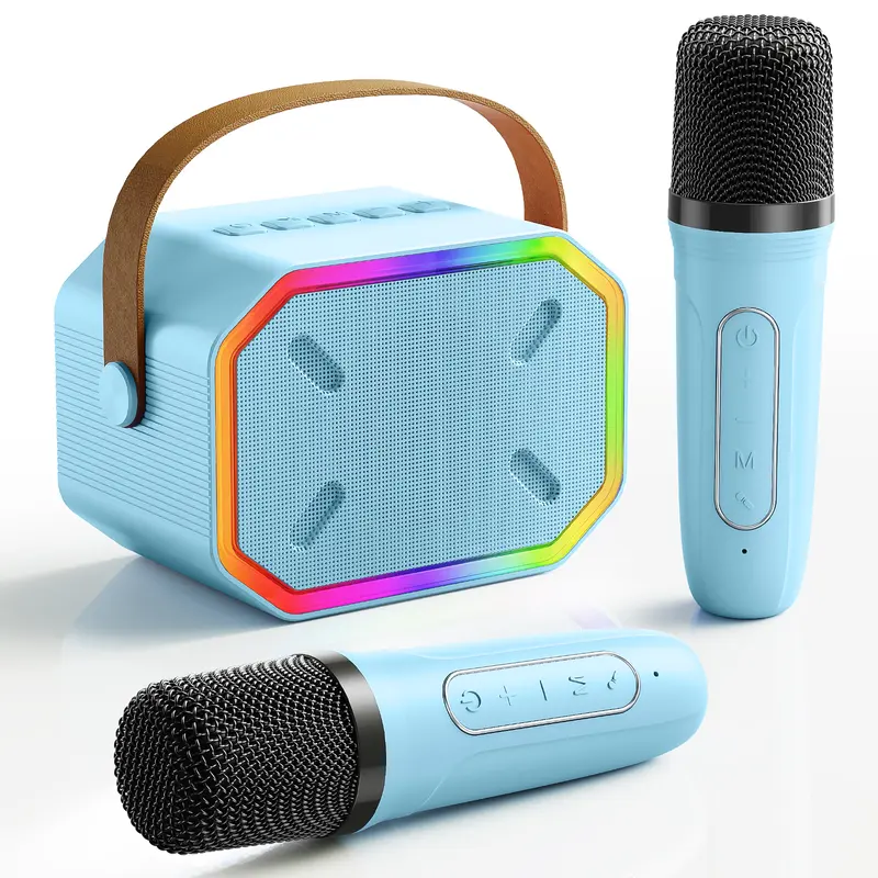Niskite Portable Karaoke Machine For Kids Adult: Professional Mini Bluetooth Speaker With Microphone -Singing Machine For Birthday Party Home KTV TravelParty