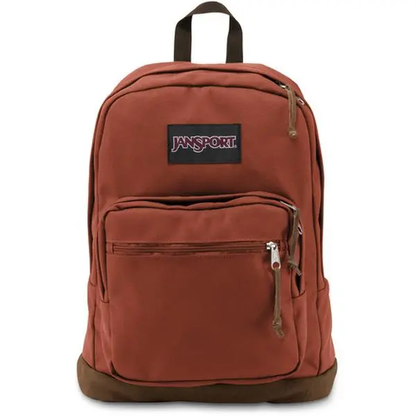 jansport big student backpack Classic Suede Bottom Letter Patch College Backpack Large Capacity 15 Inch Laptop Student Daypack