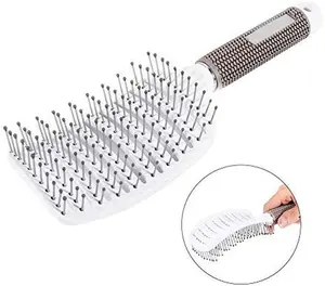 Fish Bone Comb | Wig Brush | Massage Brush Haircare Heatless Smooth Daily