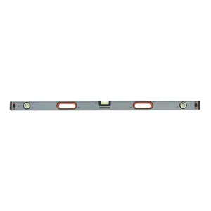 SWANSON SWIBX48M 48 in. Magnetic I-Box Level - Portable Hardware Measuring Tool with Acrylic Vials and Bright View Feature