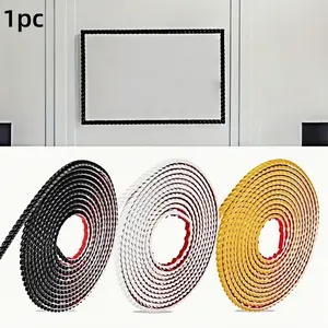 1pc Self-Adhesive Flexible Wall Decor Strip, Suitable for Cabinets and Door Frames, Easy To Peel and Apply, Ideal for Home Decoration and Corners (500x1cm/196.8x0.39in)