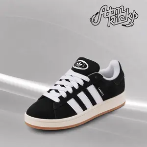 adidas Campus 00s Core Black HQ8708 Authentic Shoes Footwear Sneaker Trainer Comfortable Walking Fashion Trending Gift