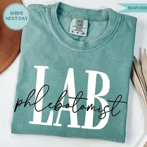 Lab Phlebotomist T-shirt, Phlebotomist Tech, Phlebotomy Tech Shirt, Phlebotomy Student, Medical Worker Shirt, Phlebotomist Era, Medical Lab