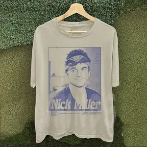 NICK MILLER Unisex T-Shirt - Retro Nick Miller Graphic Tee - New Girl Television Sitcom Shirt - Nick Miller Merch, Trendy
