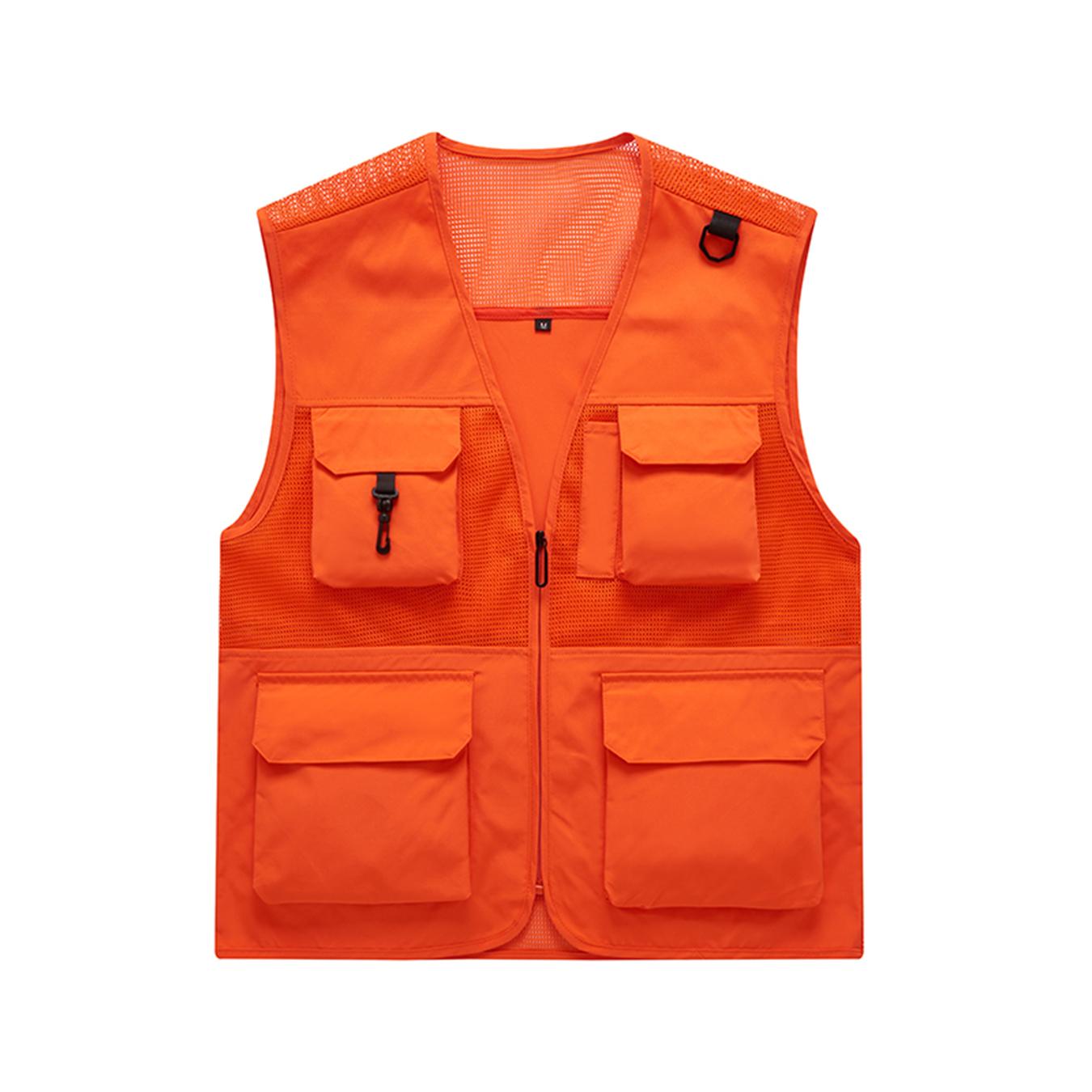 Versatile Mesh-Lined Utility Vest for Men Durable Quick-Drying Ideal for Outdoor Activities Menswear Tops