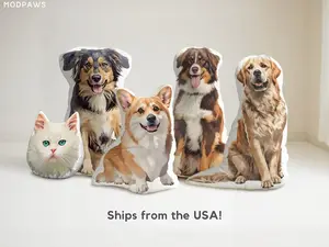 Custom Pet Pillow Using Pet Photo Custom Shaped Cat Dog Pillow New Launch Sale Personalized Shaped Pillow Custom 3D Shape Pet Pillow Gift