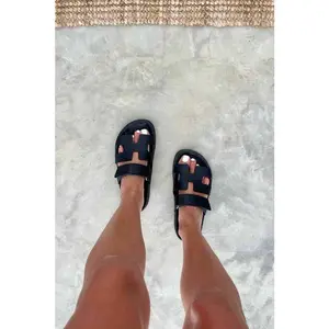 The Lowkey Famous Slide in Black