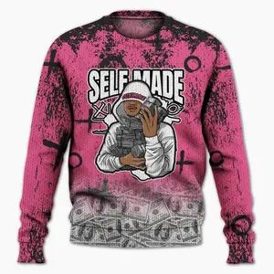 Knitted Sweater To Match Air Max SNDR Hyper Pink - Selfmade Unique Drip 8M3