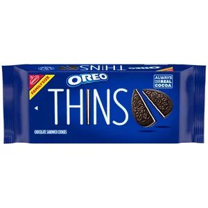 OREO Thins Chocolate Sandwich Cookies, Family Size, 11.78 oz