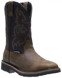Wolverine Men's Rancher Waterproof Wellington Work Boot Steel Toe - W10765