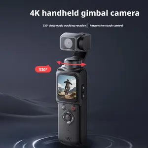 Pocket HD 4K Handheld Action Camera, Pocket Gimbal Camera, Anti-Shake Outdoor Travel Photography Vlog Recorder