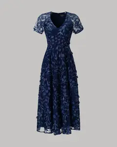 CrepeShine MIDNIGHT NAVY Evening Dress