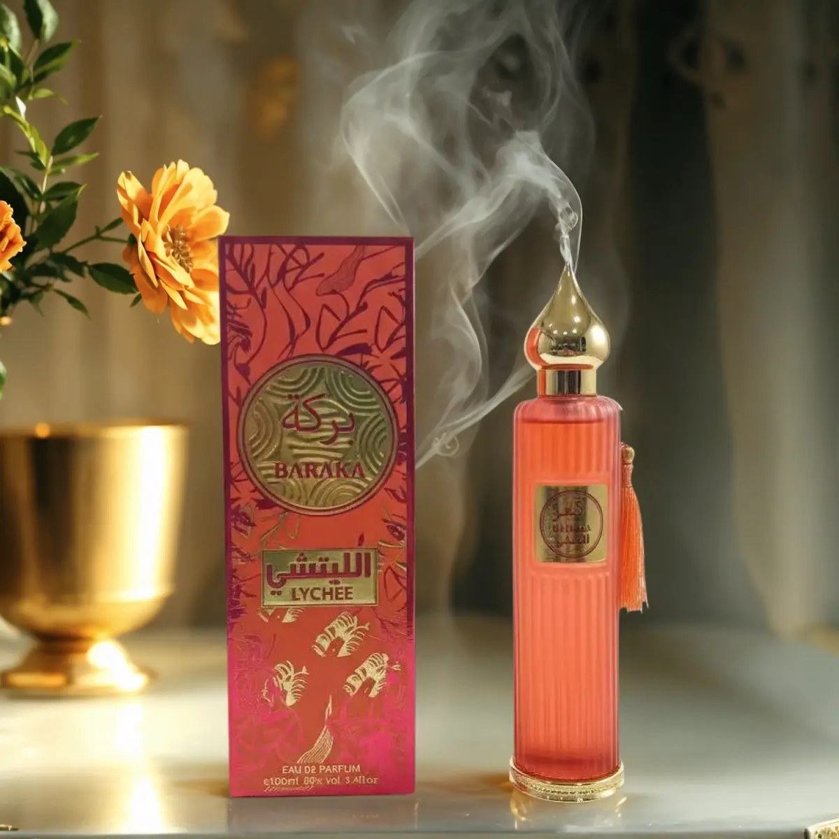 Women's Lychee Arabian Perfume, 3.4 oz Long-Lasting Fragrance, Travel-Friendly Beauty & Personal Care Scent
