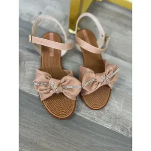 Moleca Bow Embellished Sandals
