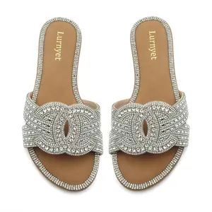 Women's Fashionable Plain Color Slide Sandals: house slippers Casual and Comfortable for Beach Vacations, Work, and Daily WearStep into Summer with Elegance and Comfort