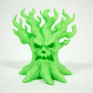 Haunted Tree Figure – 3D Printed Halloween Decoration | Spooky Gothic Home Decor