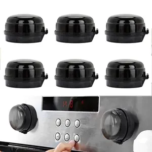 8 Pack Child Proof Stove Knob Covers, Gas Oven Knob Protectors Heat Resistant, Universal Stove Guards for Kids and Pets USA