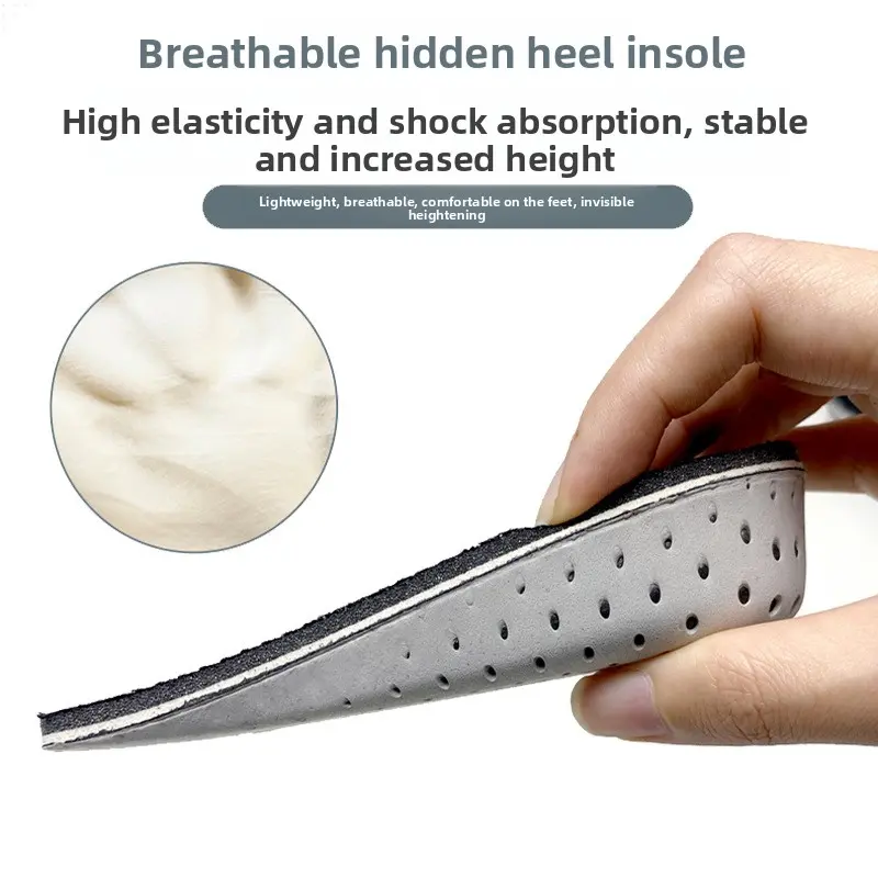 Height-increasing Insoles for Men & Women Unisex Invisible Inner Pads Full-length & 3/4 Designs Soft Supportive Materials Comfortable All-day Wear with Seven-point Pads