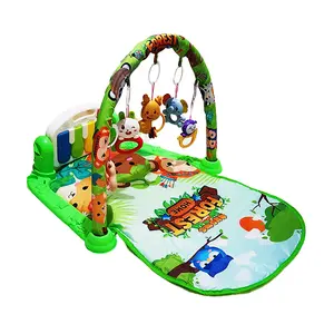 Paaqq Forest Home Play Mat for Kids - Soft and Durable Multi-Use Sensory Development Toy with Piano & Rattles for Ages 0-2