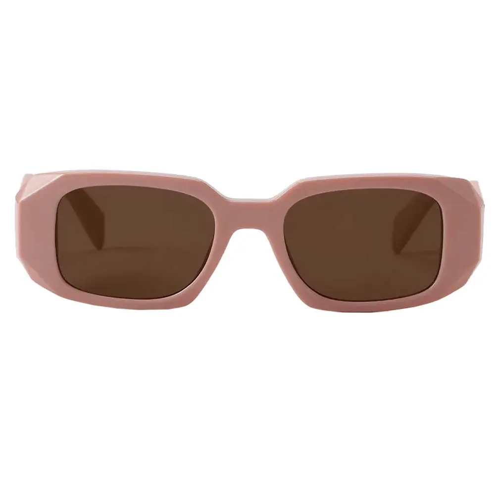 Fifth & Ninth Rowe Women's Geometric Polarized Sunglasses - Rose Beige
