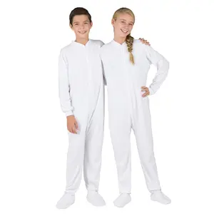 Arctic White Kids Fleece Onesie