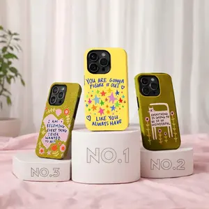 Motivational Quote Phone Case for iPhone  Affirmation Cover - Impact Resistant Lexan Plastic & TPU Lining - Glossy Finish & UV Protected - Compatible with iPhone X to 16 & More