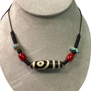 Coral Dzi Beautiful Necklace
