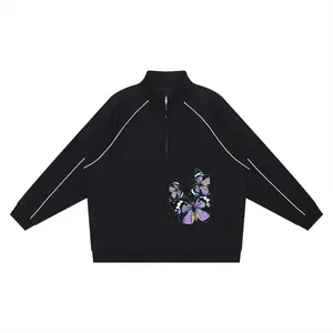 GTS Reflection Striped Raglan Sleeve  Jacket