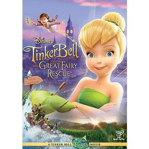 Used Copy Book - Tinker Bell and the Great Fairy Rescue (DVD), Good Condition, 0.2lb, English Language, 2014 Edition