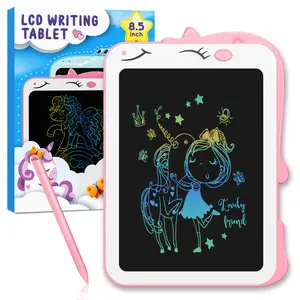 Unicorn LCD writing board,kid,toddler travel essential toys,learning drawing board,girl boy Festivals,birthday gift,creative doodle boards,Unicorn Toy