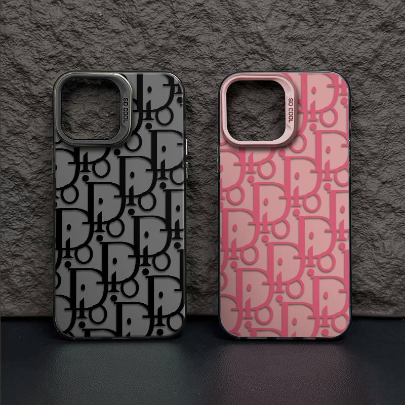 Sleek Modern Letter Pattern  Phone Case Durable Hard Acrylic Back Case With An Anti-Yellowing Coating, Made From High-Quality Designed For Reliable Drop Protection For Your Phone For iPhone 17.16.15.14.13.12.11.X.XS.XSMAX.XR.8.7