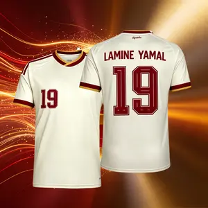 2026 Spain National Home And Away 19# Lamineyamal 20# Pedri Short And Long Sleeve Soccer Jersey Fans Version Breathable