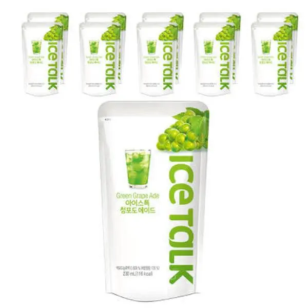 Ice Talk Green Grape Ade Drink- Korea