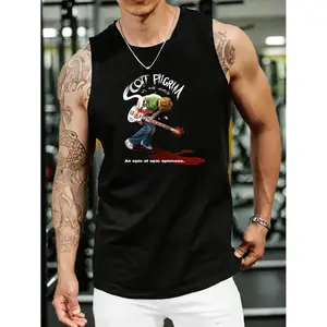 Top Heavy Cotton Scott Pilgrim VS The World Vests Trending Graphic Vests Gift For Fan Menswear