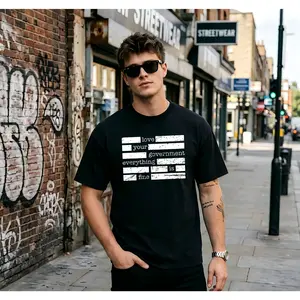 NEW LIMITED Everything Is Fine. Trust Your Government. Deep State Redatacted Conspiracy Theory Gift Essential T-Shirt for Men & Women streetwear graphic tee cotton short sleeve t-shirt vintage short-sleeved letter print casual menswear soft