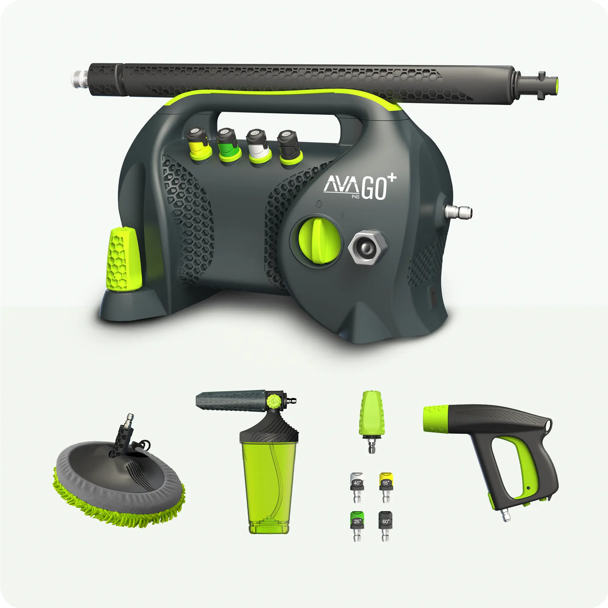 AVA GO+ Electric Pressure Washer P45+ XL Bundle AVA GO+ Electric Pressure Washer P45+ XL Bundle