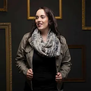 Wizarding Newspaper Infinity Scarf