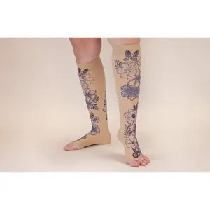 Serenity Beige Gradient Compression Socks