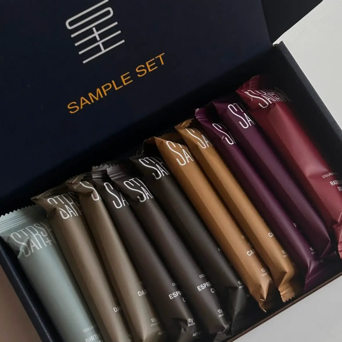 Stars + Honey | The Protein Bar – Tasting Set - 12 Pack, All natural ingredients with added collagen, Gluten Free, Dairy Free, Soy Free, No Seed Oils,