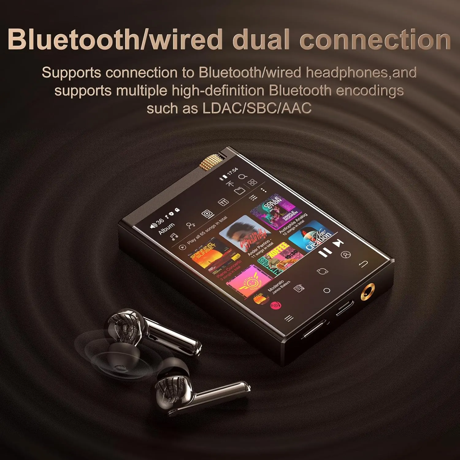 T*y様 Oilsky MP3Player bluetooth LDAC,SBC 128GB MP3 Player with Bluetooth, Oilsky 2.4