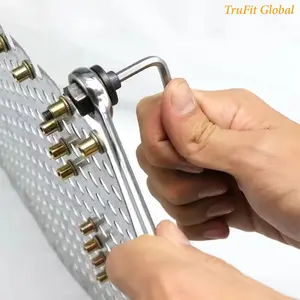 This 5-piece manual riveting tool kit includes easy-to-use rivet nuts in 5 sizes (M4~M10), rivet gun heads, rivet nut installation tools, and DIY project hardware thread insert kits, suitable for automotive and industrial machinery, as well as various met