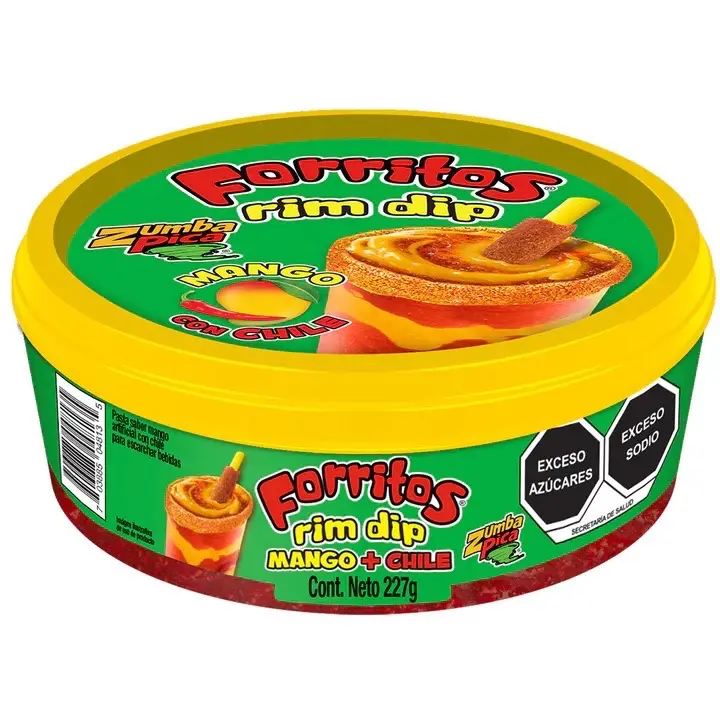 Forritos Mexican Rim Dip Snack and Sauce with Spicy Tangy Flavor - 22oz Plastic Bottle, No Caffeine, Suitable for All Ages
