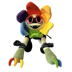 2026 New Release  Dandy's World  Rainbow Flower Fur Toy  13.7-inch Rainbow Flower Fur Toy, a lovely gift for girls, a fur toy