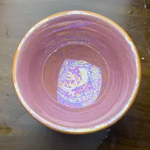 Master's Handmade Pink Ice Crack Teacup for Building Master Cups