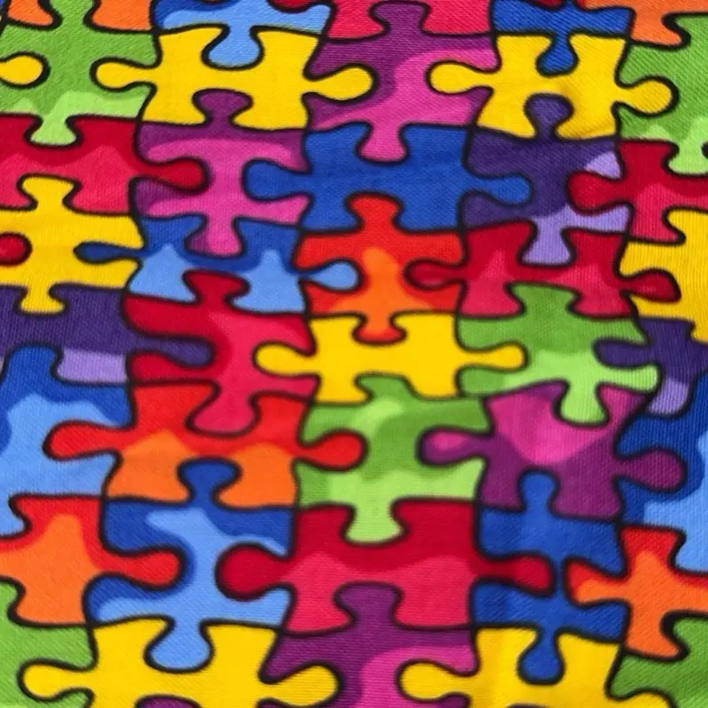 Puzzle piece heat pack