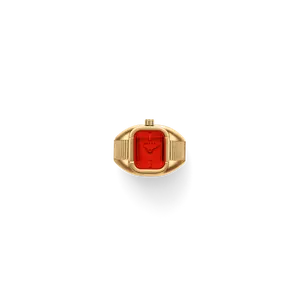 Nocturne Time Ring - Deep Gold/Flame