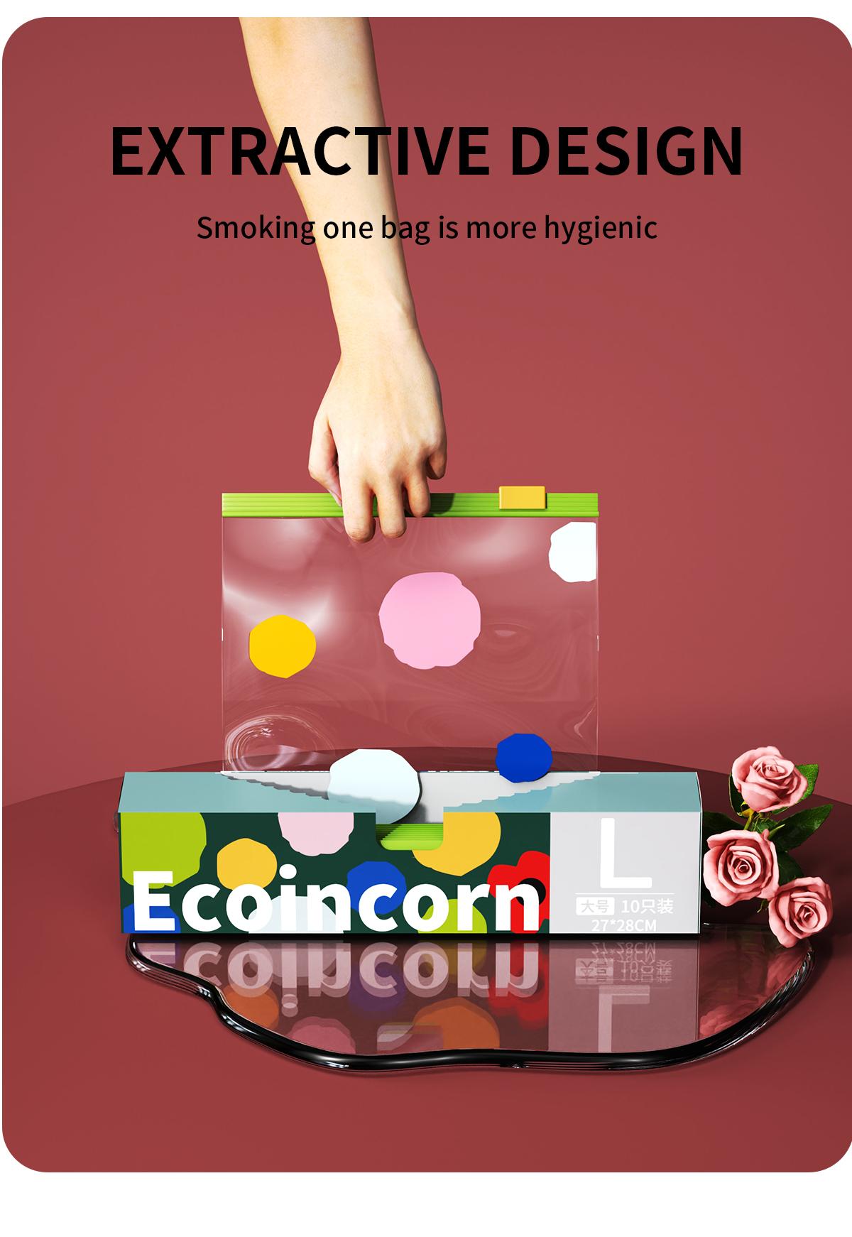 Sealed bag, food preservation bag, household self sealing bag, plastic sealing, thickened refrigerator storage, refrigeration special packaging with sealing tape