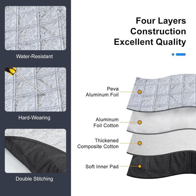 Household Essentials: Umbrella — Sun Protection for All Seasons，Covering the Car Windshield